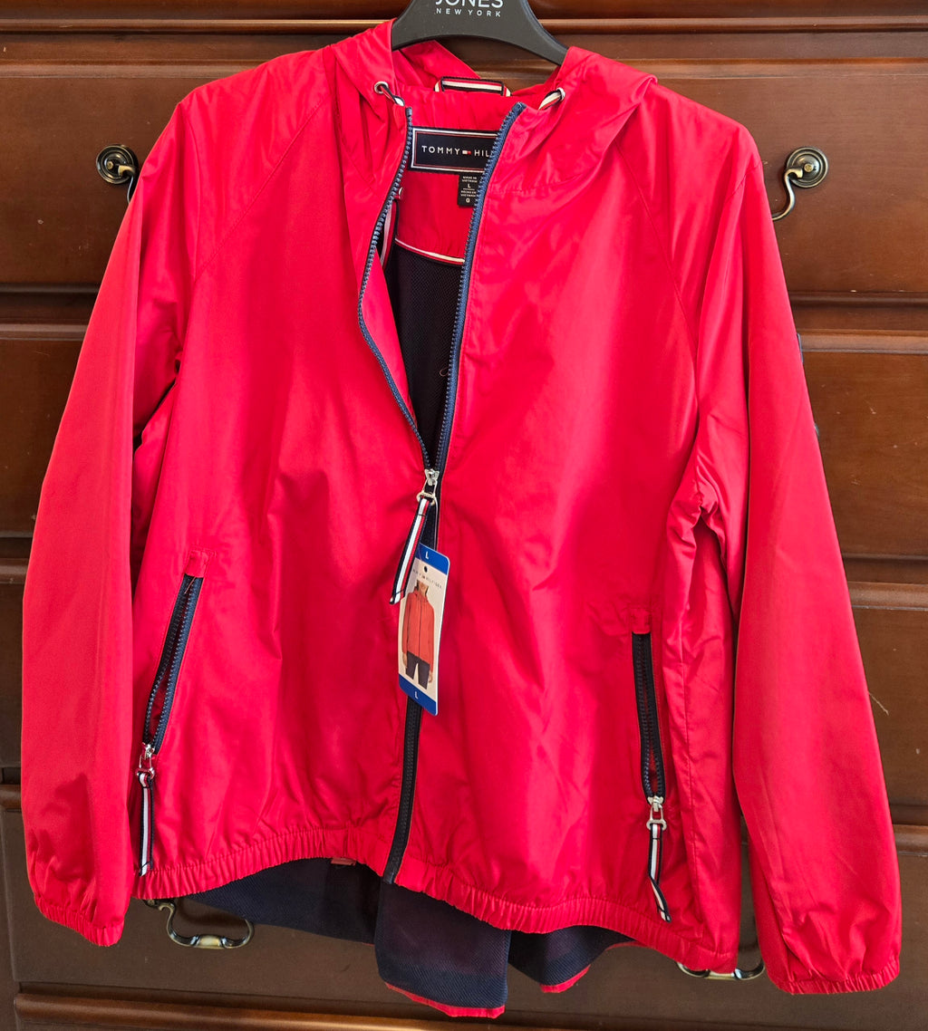 Tommy Hilfiger ladies' hooded windbreaker