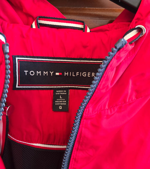 Tommy Hilfiger ladies' hooded windbreaker